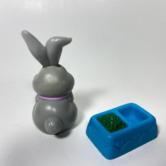1992 Kenner Littlest Pet Shop LPS Bunny Rabbit Figure - Picture 2 of 2